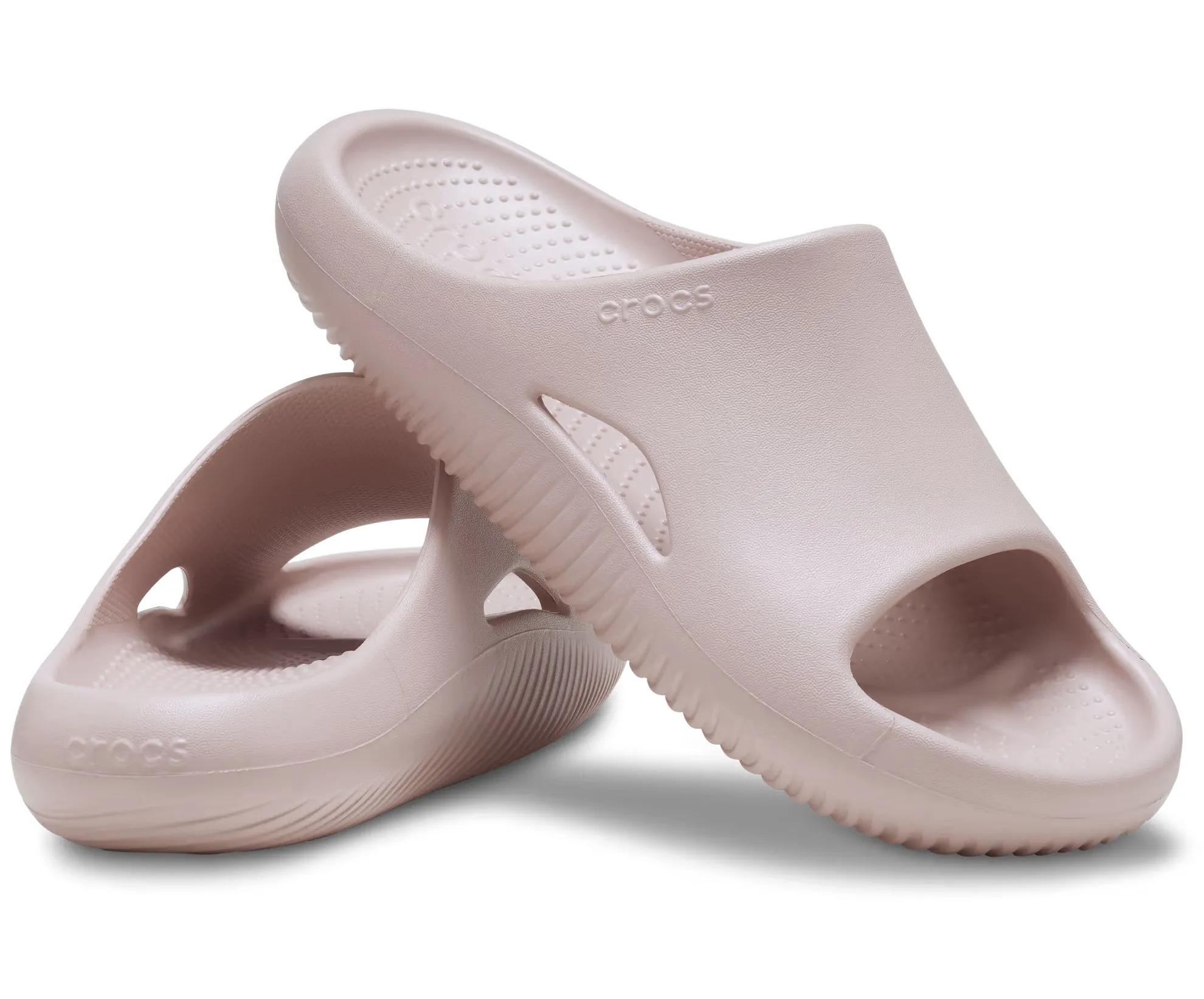 Шльопанці жіночі Crocs Mellow Slide M6W8 р. 38 24,5 см Pink Clay (208392) - фото 3