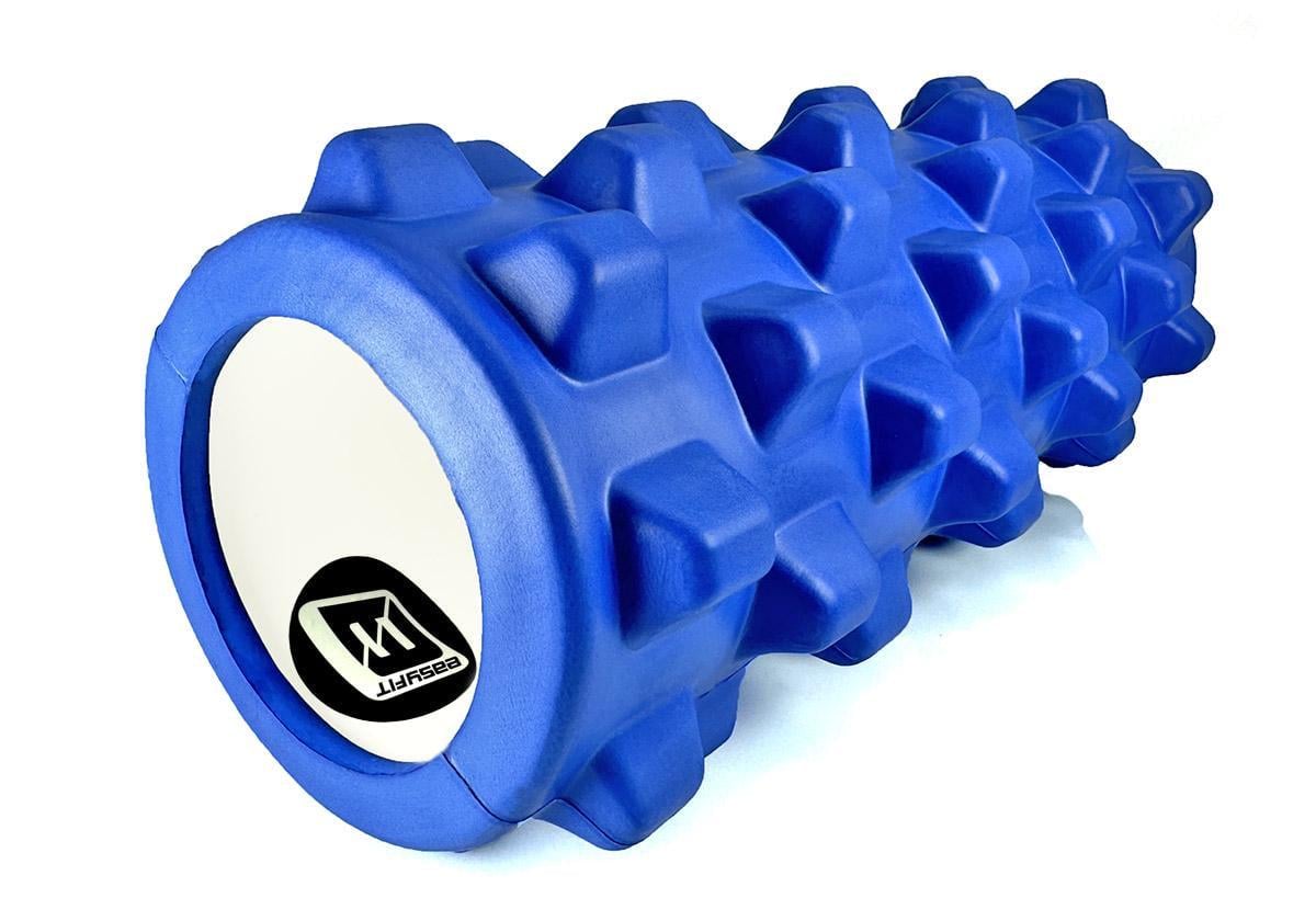 Массажный ролик EasyFit Grid Roller PRO 33 см Синий (EF-2015-BL)