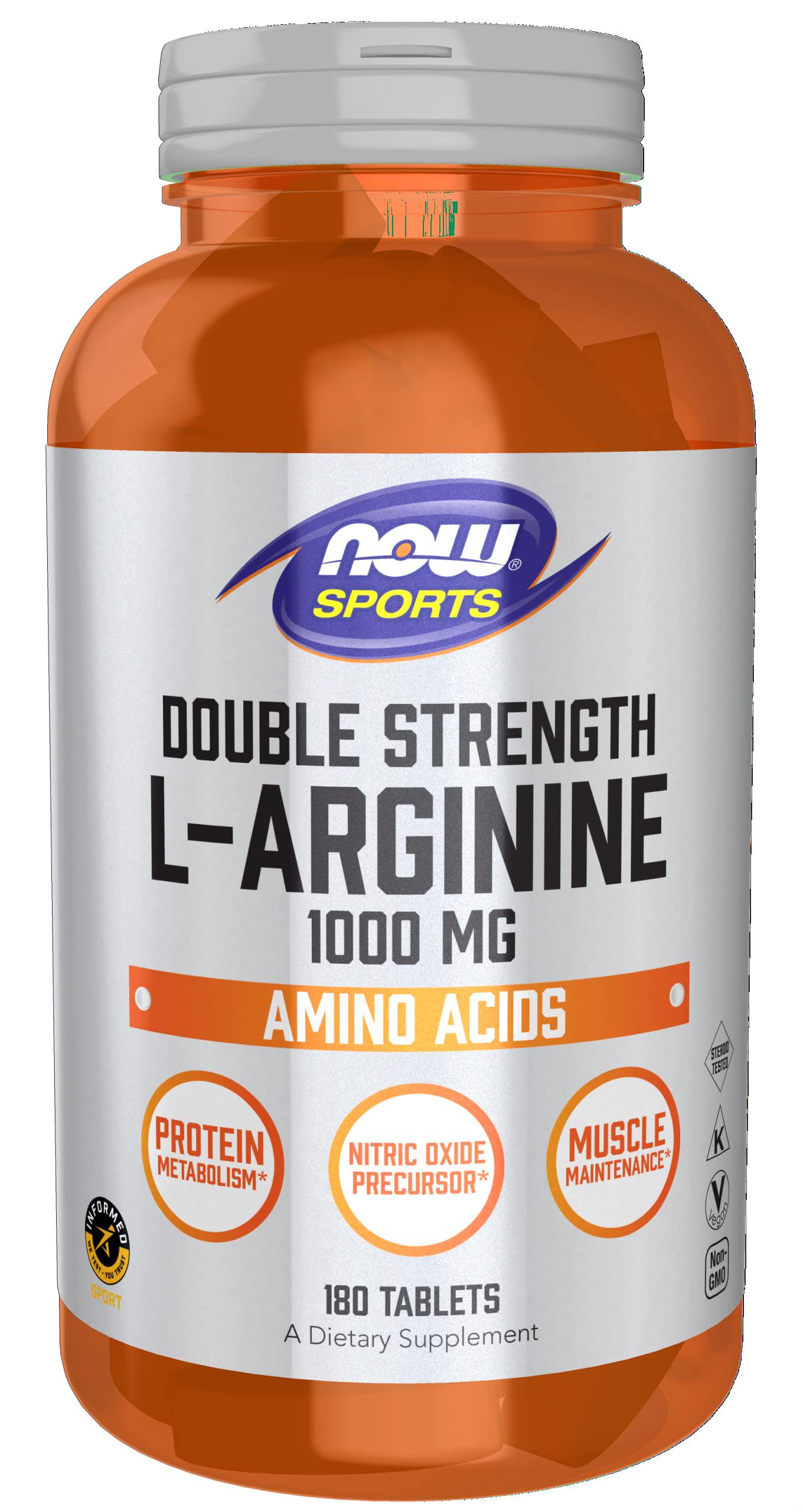 Аргинин NOW Arginine 1000 mg 180 таблеток