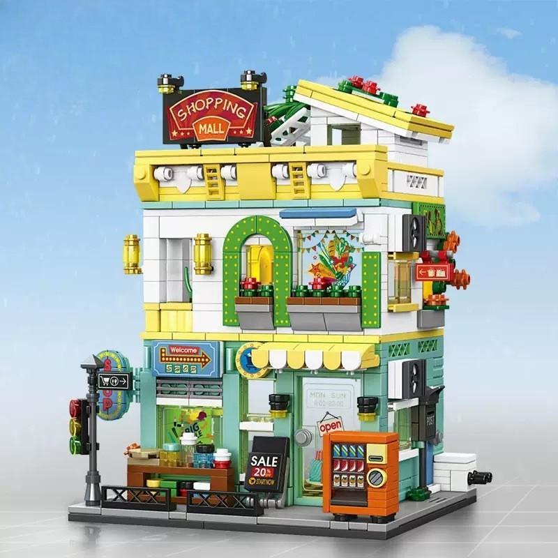 Дитячий конструктор Торговий центр Shopping Mall 745 деталей Різнокольоровий - фото 2
