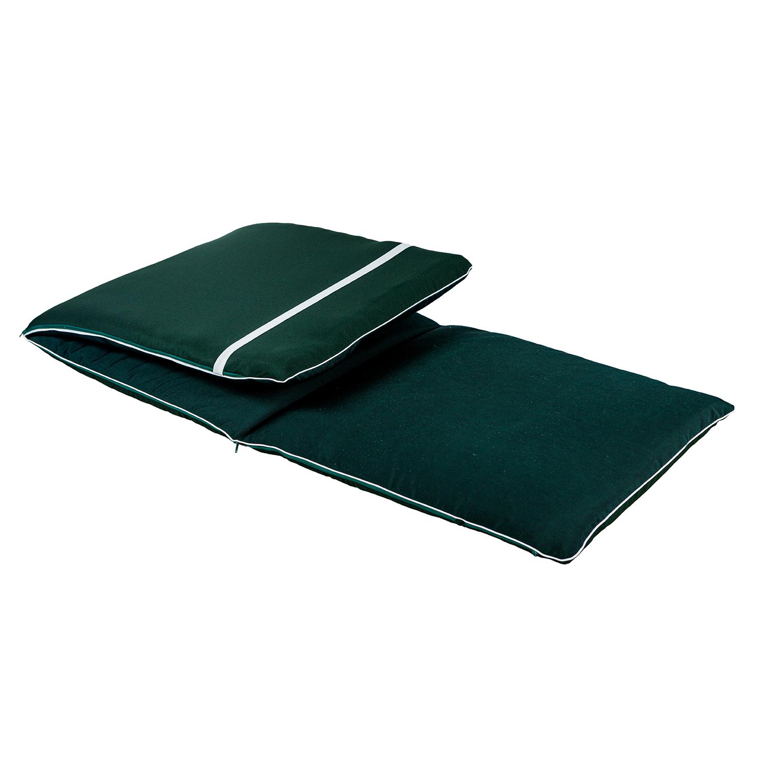 Матрас для шезлонга Ost-Fran TRIO тексилк 189x58x5 см Темно-зеленая дерюга 8503 (3906) - фото 2