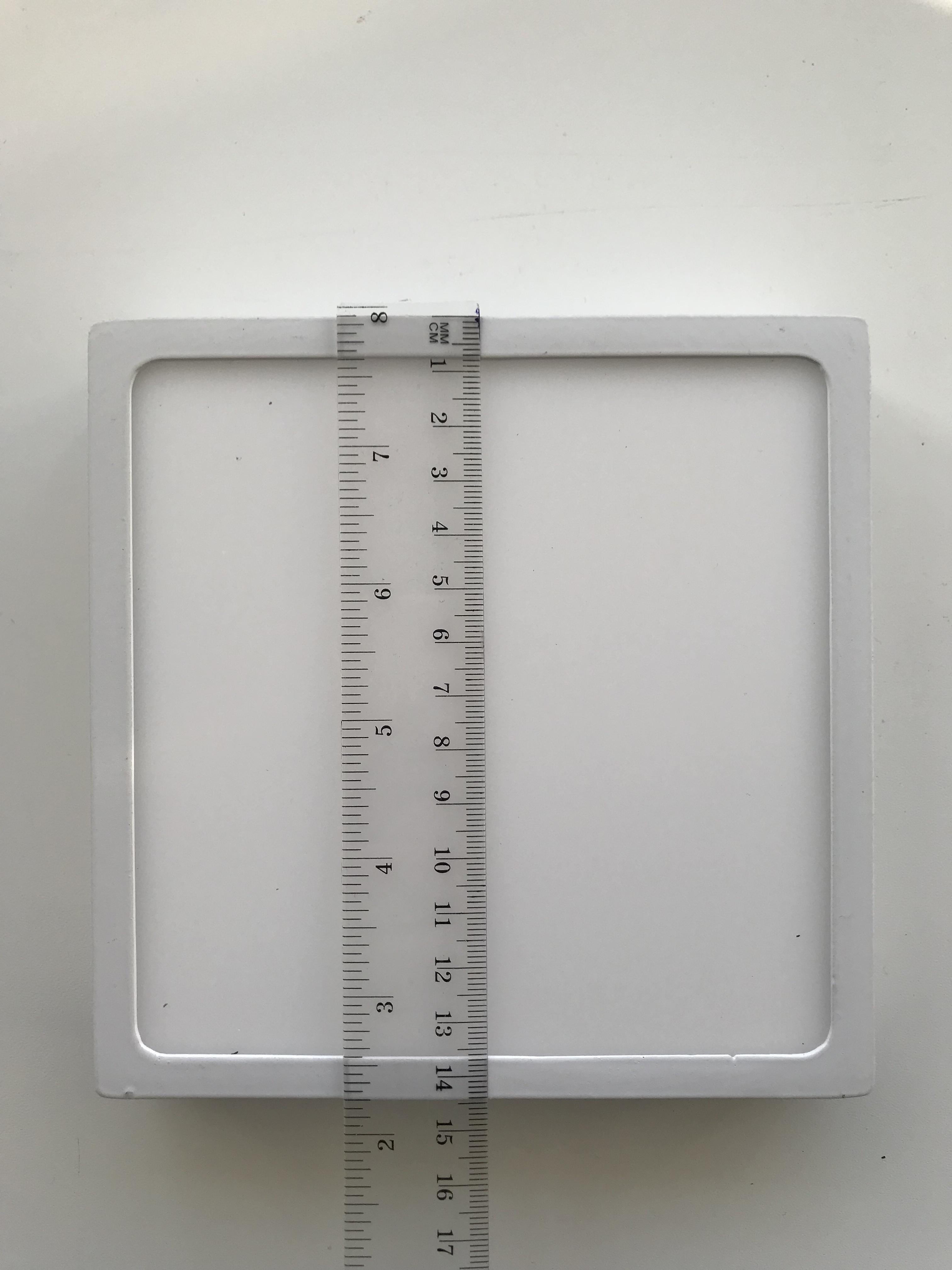 Світильник світлодіодний квадратний 16 Вт 16W 220V 4000К Біле світло (24915145) - фото 8