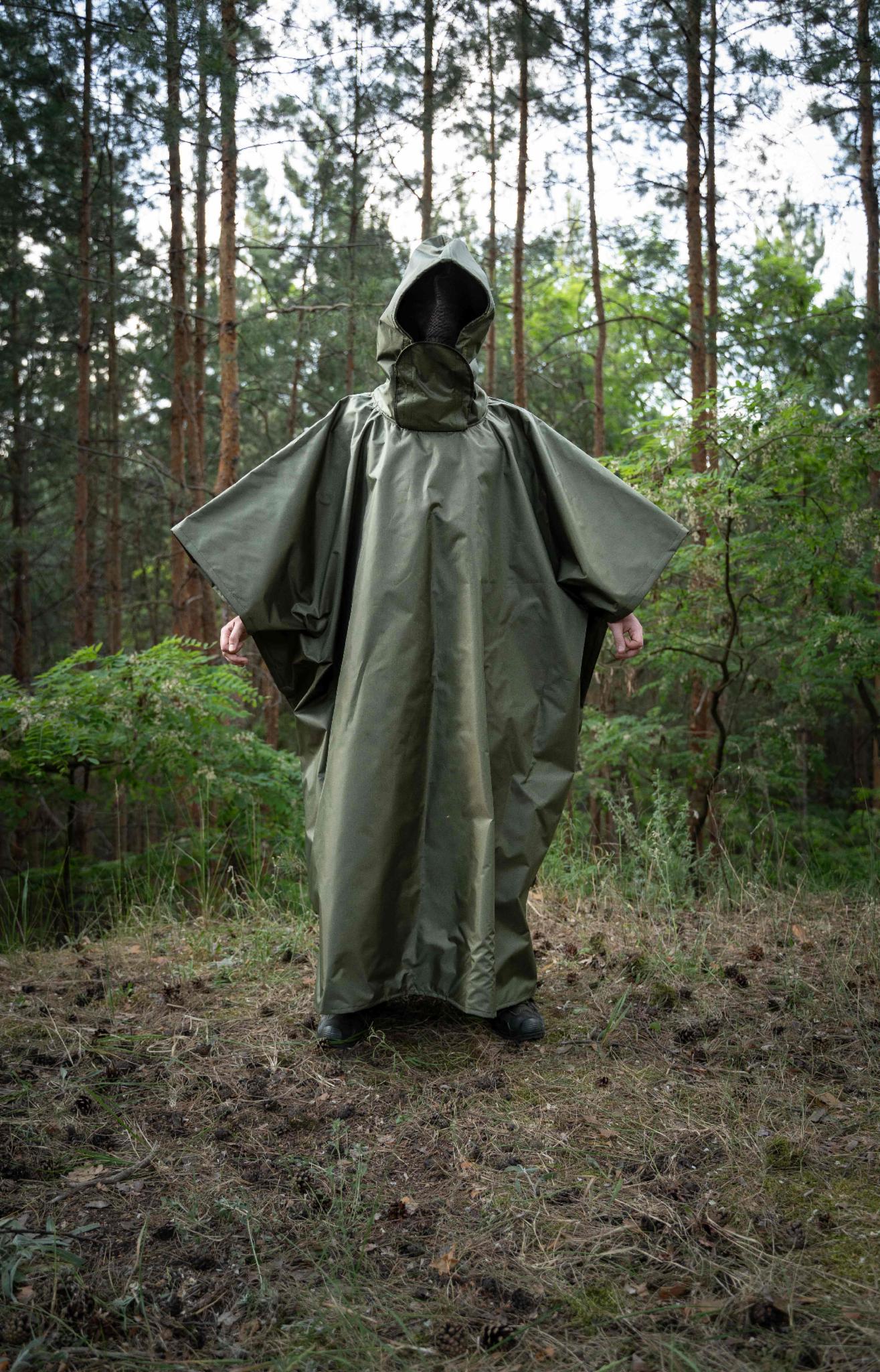 Пончо анти-тепловізійне потрійний захист Олива Пончо анти-тепловізійне потрійний захист Олива