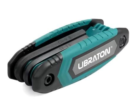 Набор ключей портативный LIBRATON 8в1 шестигранный (687128) Набор ключей портативный LIBRATON 8в1 шестигранный (687128)