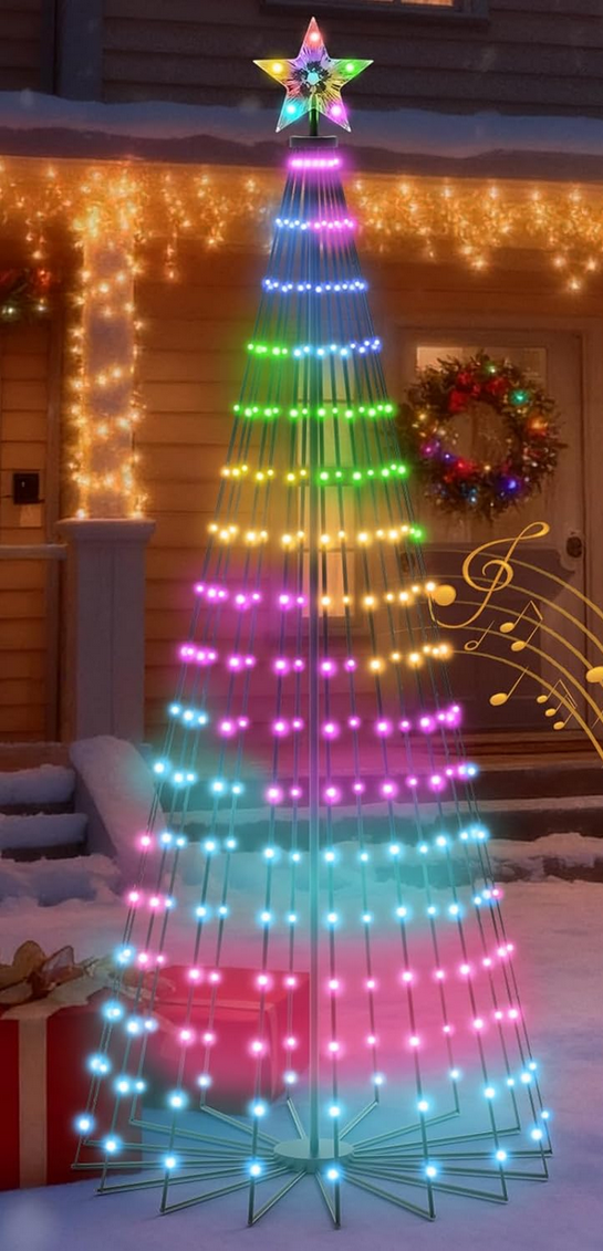 Елка 2,4 м RGB 500 LED с приложением и пультом (2976652786)