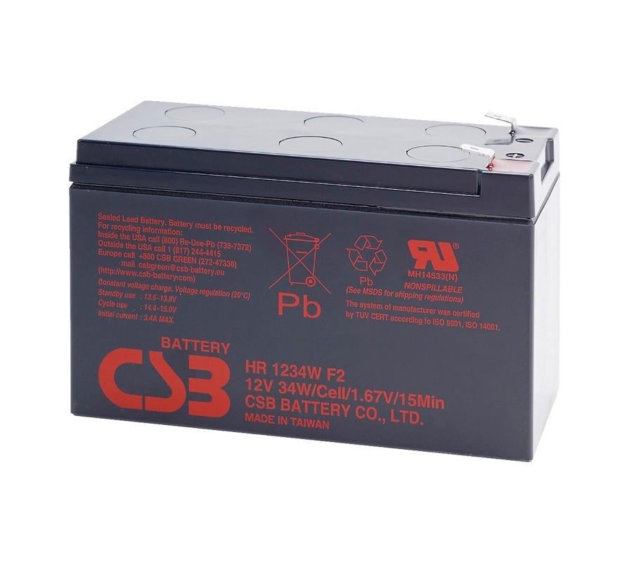 Батарея аккумуляторная CSB HR1234WF2 12 V 9 Ah 151х65х101 мм Q10/420 (4410)