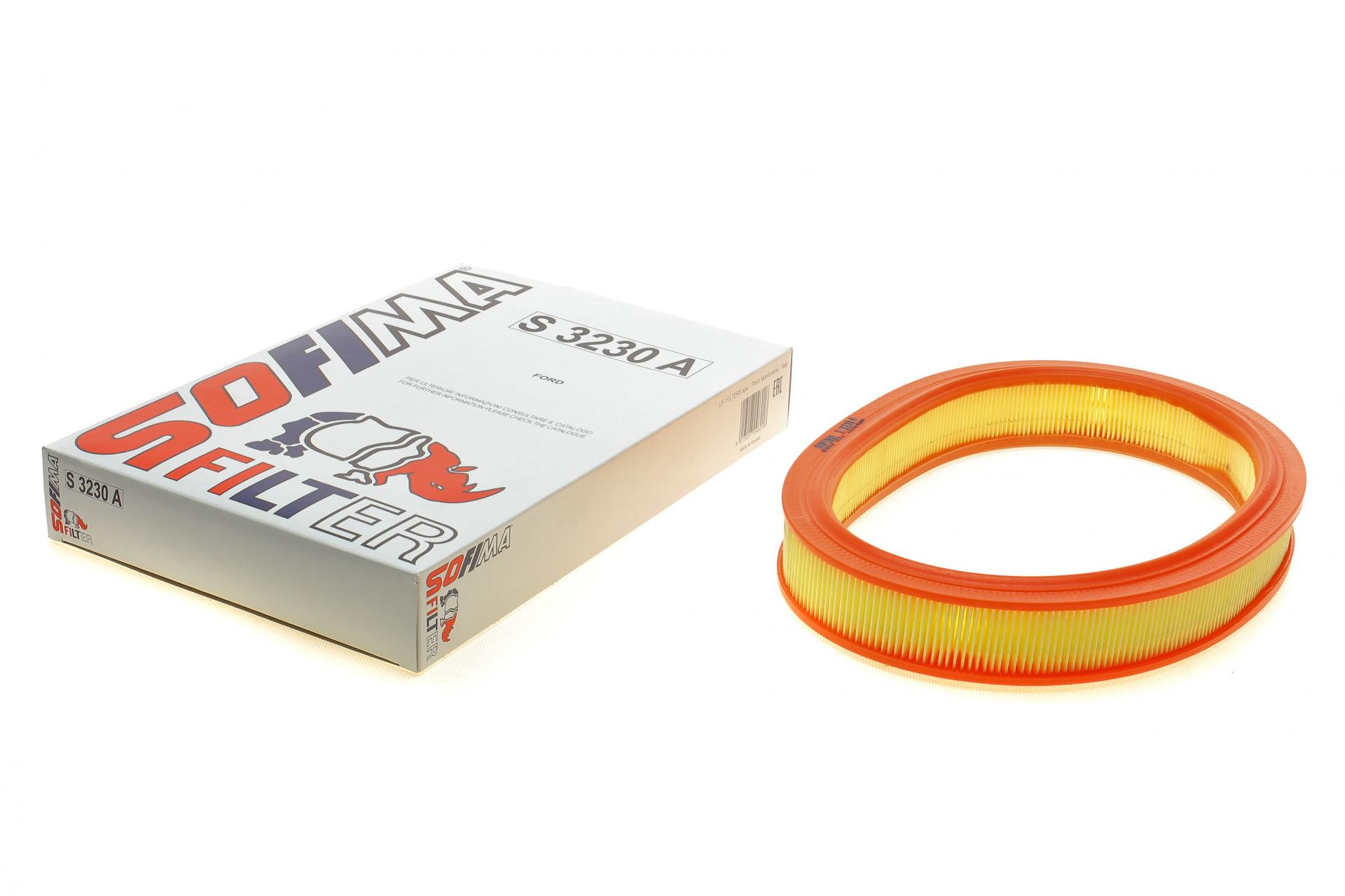 Фільтр повітряний SOFIMA для Ford Escort/Orion/Fiesta 1,3i 85-97- (S 3230 A)
