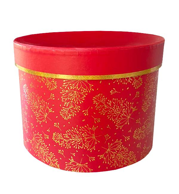 Подарочная коробка Веточки 19x19x13 см Красный (13241466)