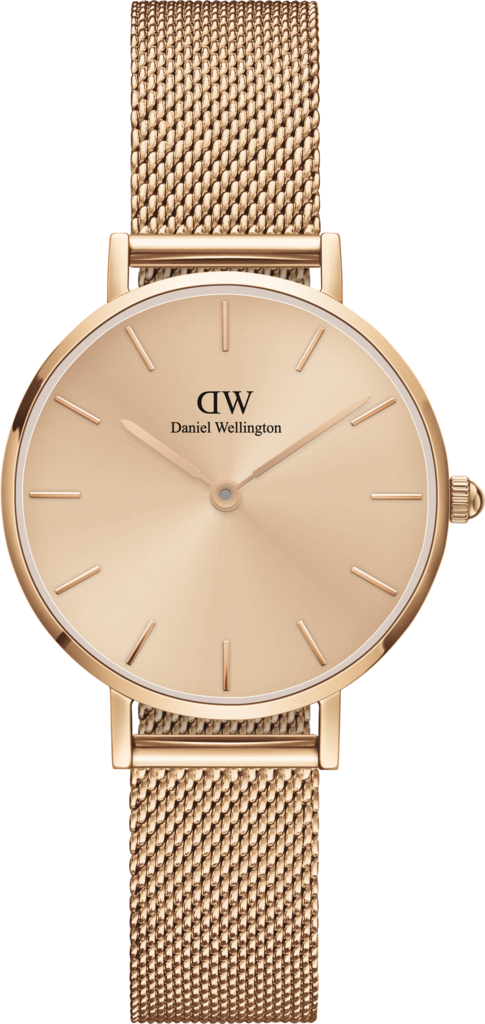 Часы кварцевые Daniel Wellington DW00100470 Petite Unitone 28 RG Rose Gold