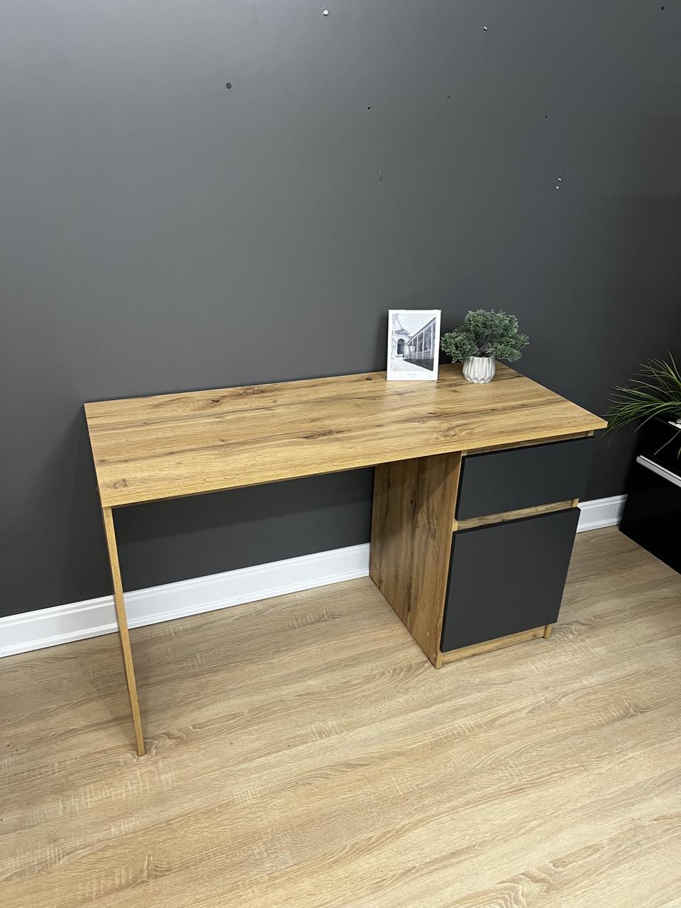 Стіл письмовий без ручок Лайт 1250х750х530 мм Дуб Аппалачі/Антрацитовий - фото 6 Стіл письмовий без ручок Лайт 1250х750х530 мм Дуб Аппалачі/Антрацитовий - фото 6