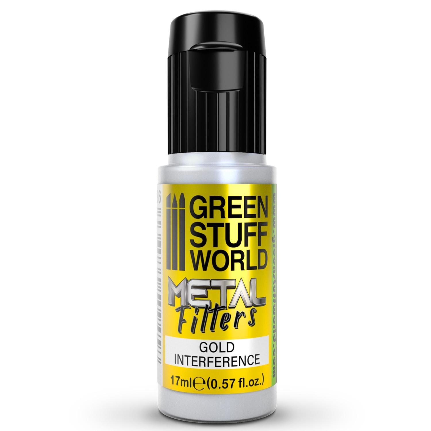 Краска для металлического блеска GSW Metal Filters GOLD/YELLOW interference 17 мл (2355761999)