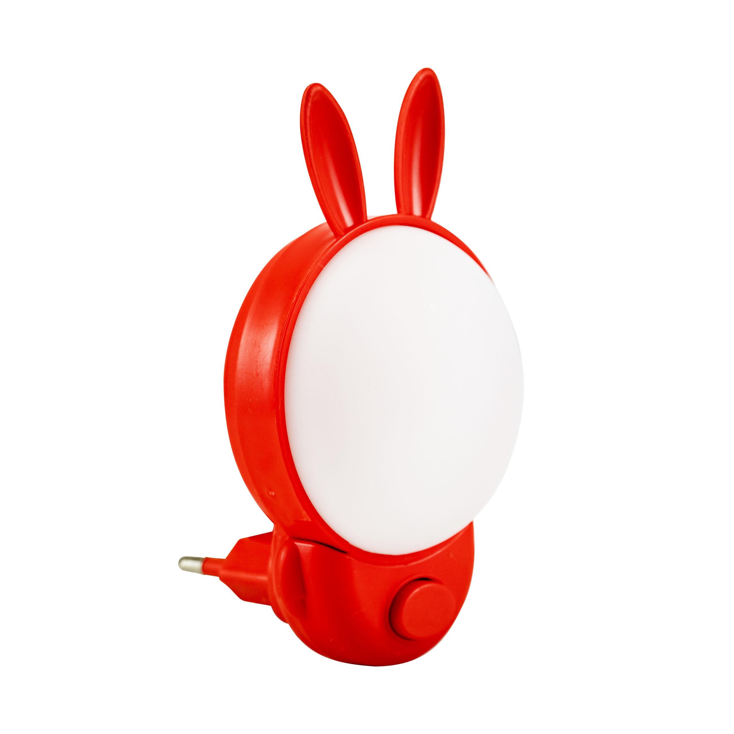 LED-ночник HOROZ ELECTRIC Зайчик 1W 30 Lm 220-240V 69,1x98 мм Красный (085-005-0001-012) - фото 2