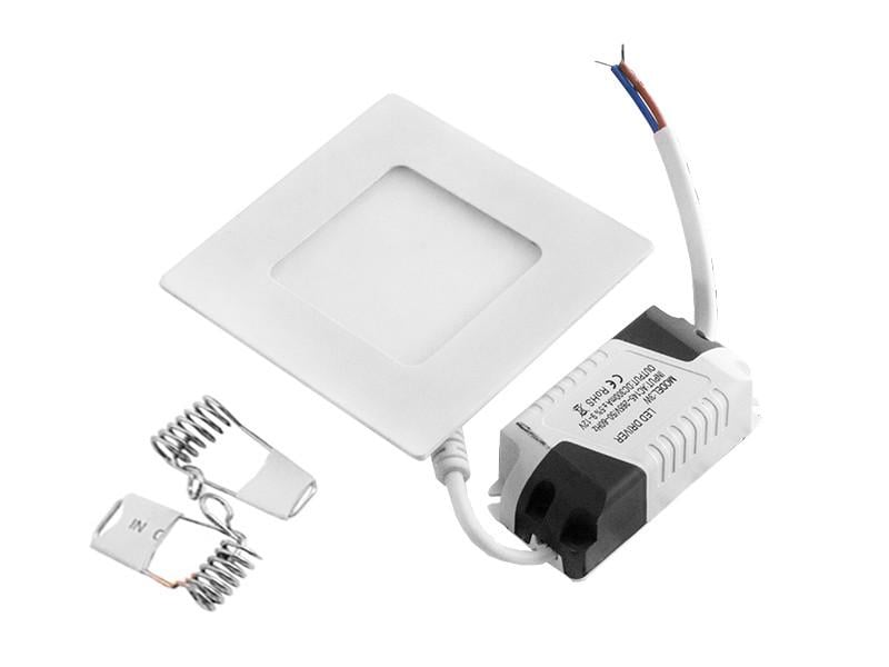 Светильник светодиодный врезной Downlight 3 Вт 4000К квадратный (920)