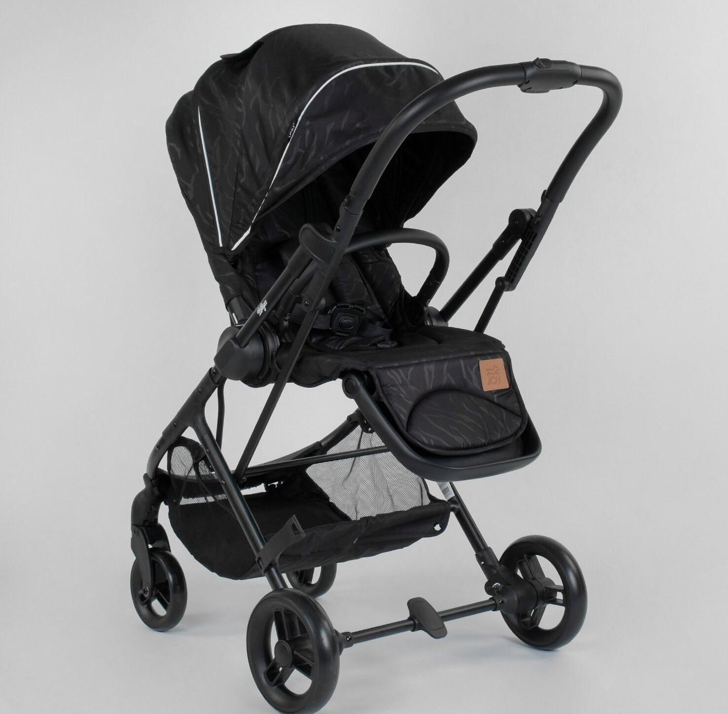 Коляска прогулочная Joy Liliya 61755 со стальной рамой/футкавером/подстаканником (23874483) - фото 2