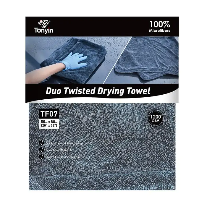 Полотенце для сушки Tonyin duo twisted drying towel 50x80 см