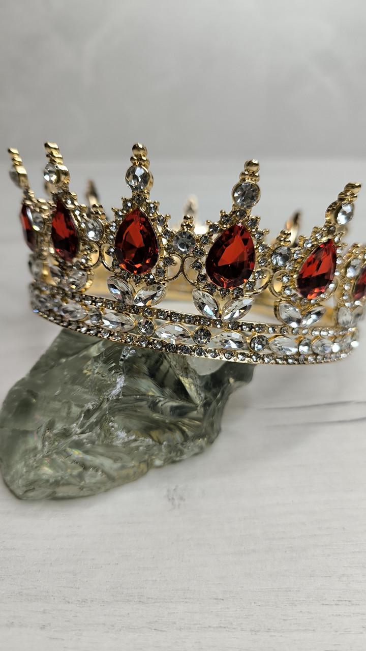 Корона на торт D 12,5 см Червоний (2588537515) - фото 8