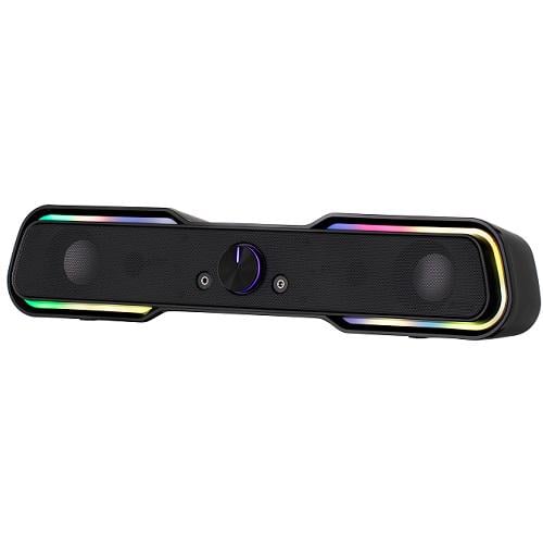 Портативна колонка 2E 2E-PCS101BK RGB USB Black (582411) - фото 2