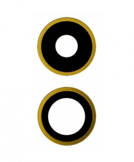 Стекло на камеру для телефона Iphone 11 with frame Yellow (10288986)