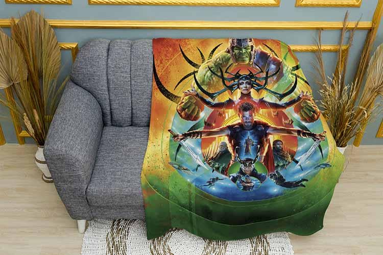 Плед Marvel Comics Poster плюш однослойный 135х150 см (112982)