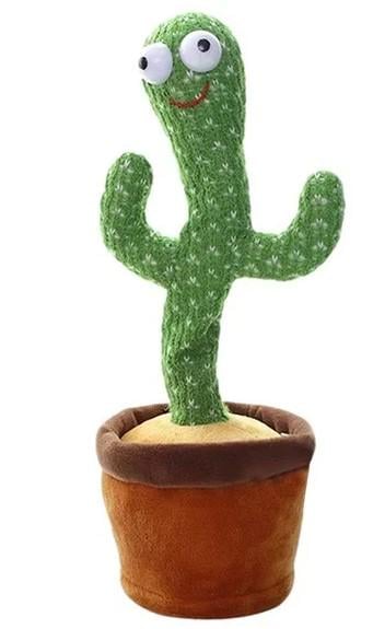 Танцюючий та співаючий Кактус Повторюшка 120 пісень з підсвічуванням