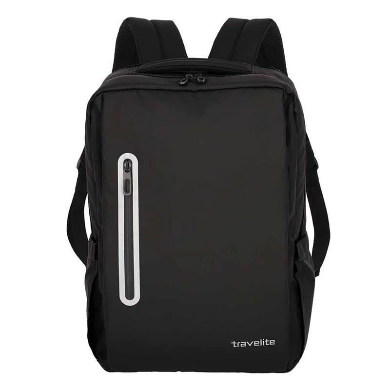 Городской рюкзак Travelite Basics Boxy с отделением для ноутбука 15" 19 л Black (TL096341-01) - фото 2