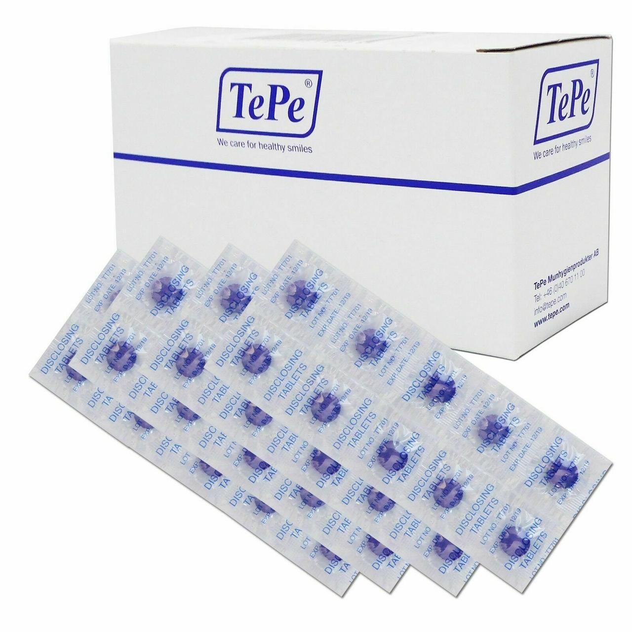 Таблетки для визначення зубного нальоту TePe PlaqSearch 250 шт. (1266225048)
