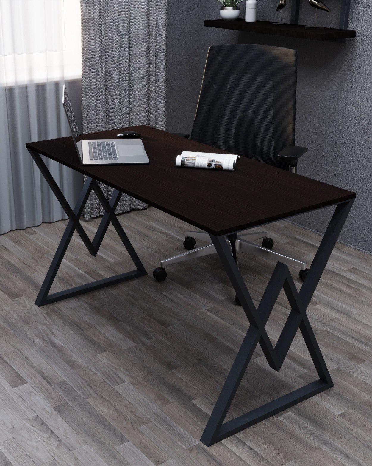 Стол письменный лофт Серия 14 1200х600х16 мм Дуб венге (18011863)