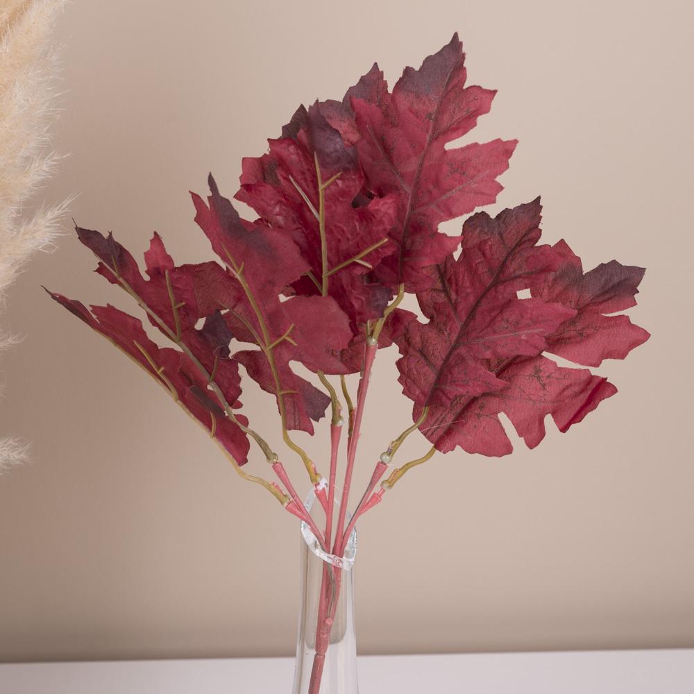 Искусственный букет осенний дуб Красный (6721-1)