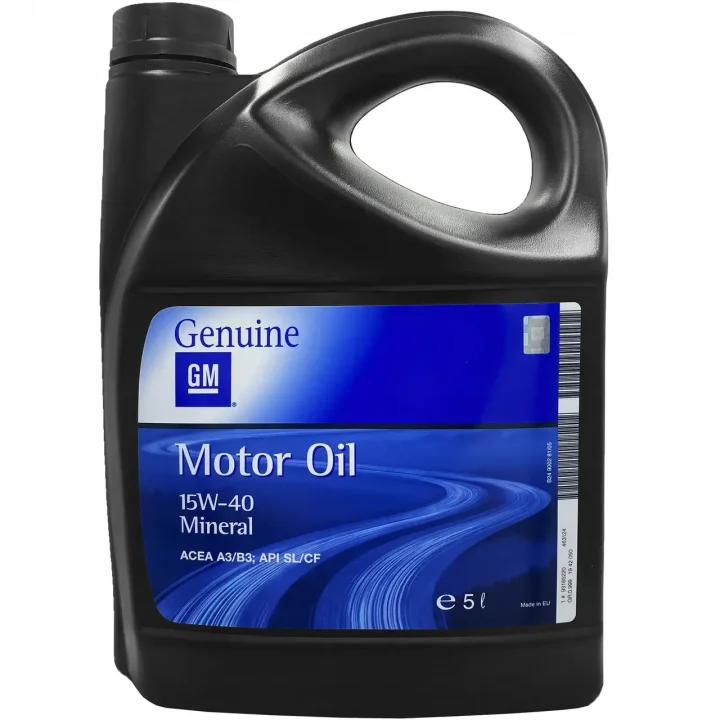 Моторное масло General Motors Oil 15W-40 5 л (93165220) Моторное масло General Motors Oil 15W-40 5 л (93165220)