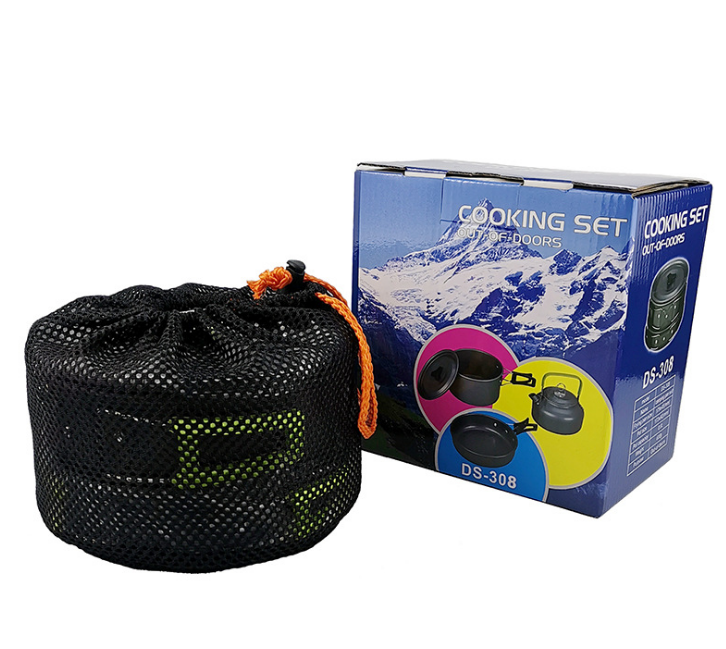 Набір туристичного посуду Halin DS-308 Green - фото 3 Набір туристичного посуду Halin DS-308 Green - фото 3