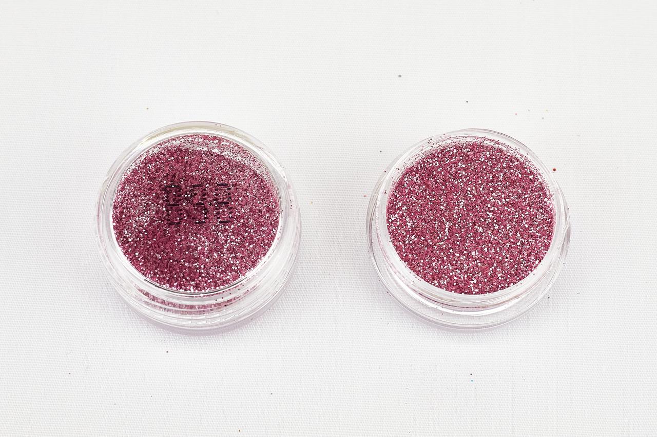 Глитер 838 0,2 мм 1/128 2 мл Светло-розовый (078381) - фото 2 Глитер 838 0,2 мм 1/128 2 мл Светло-розовый (078381) - фото 2