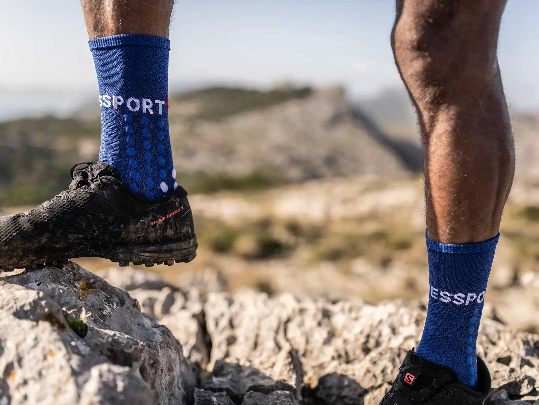 Шкарпетки для бігу Ultra Trail Socks T4 р. 44-47 Blue Melange (12333613) - фото 2