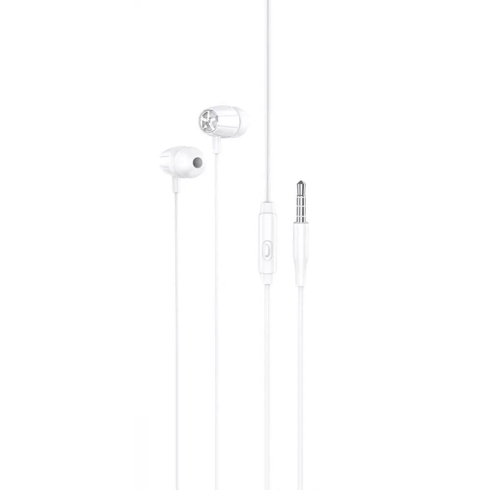 Наушники вакуумные Hoco M88 Graceful With Microphone 1.2 м white