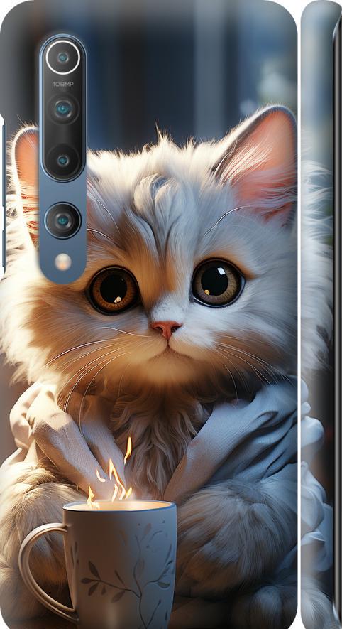 Чехол на Xiaomi Mi 10 White cat (5646m-1860-42517) Чехол на Xiaomi Mi 10 White cat (5646m-1860-42517)