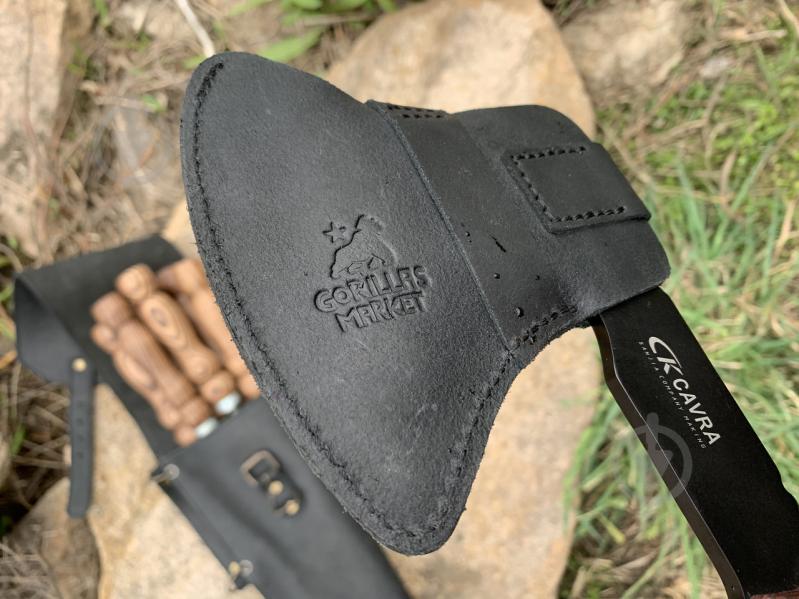 Набір шампурів Gorillas Market "Калчан Лісоруб" Gorillas BBQ у шкіряному чохлі - фото 8