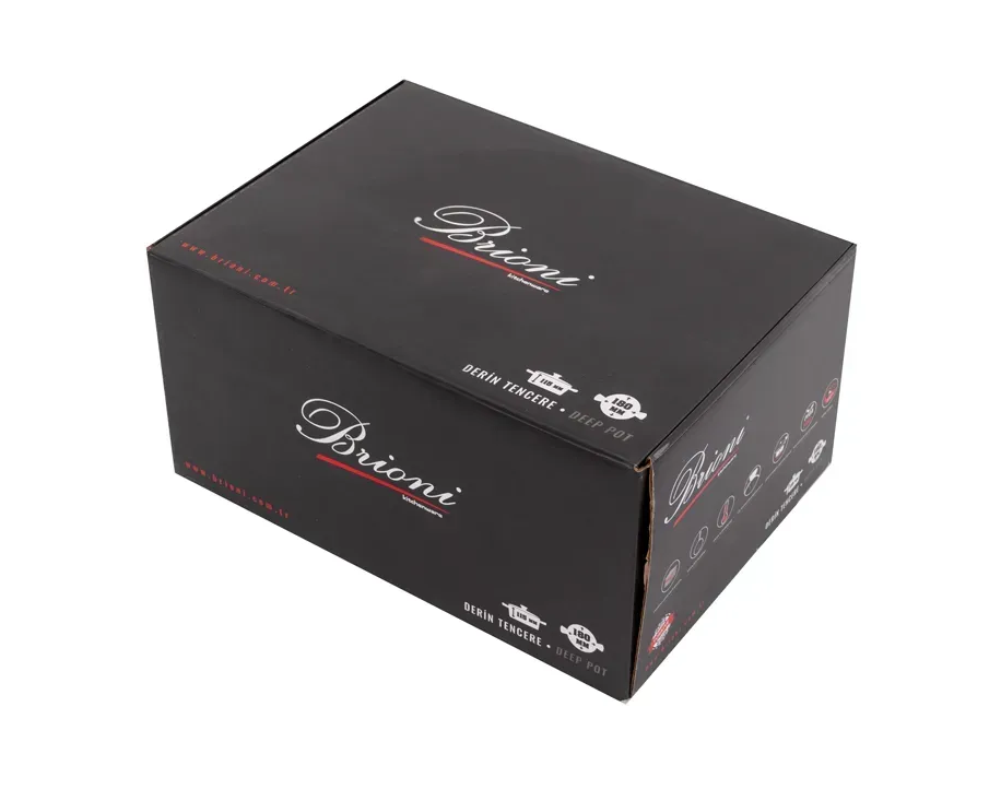 Кастрюля антипригарная Brioni Royal Stone Sandstone Gold 18 см 2,5 л - фото 2 Кастрюля антипригарная Brioni Royal Stone Sandstone Gold 18 см 2,5 л - фото 2