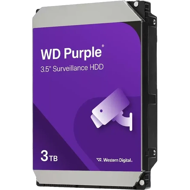 Диск жорсткий Western Digital Purple Surveillance 3TB 5400rpm 128MB WD34PURZ (3112026924)