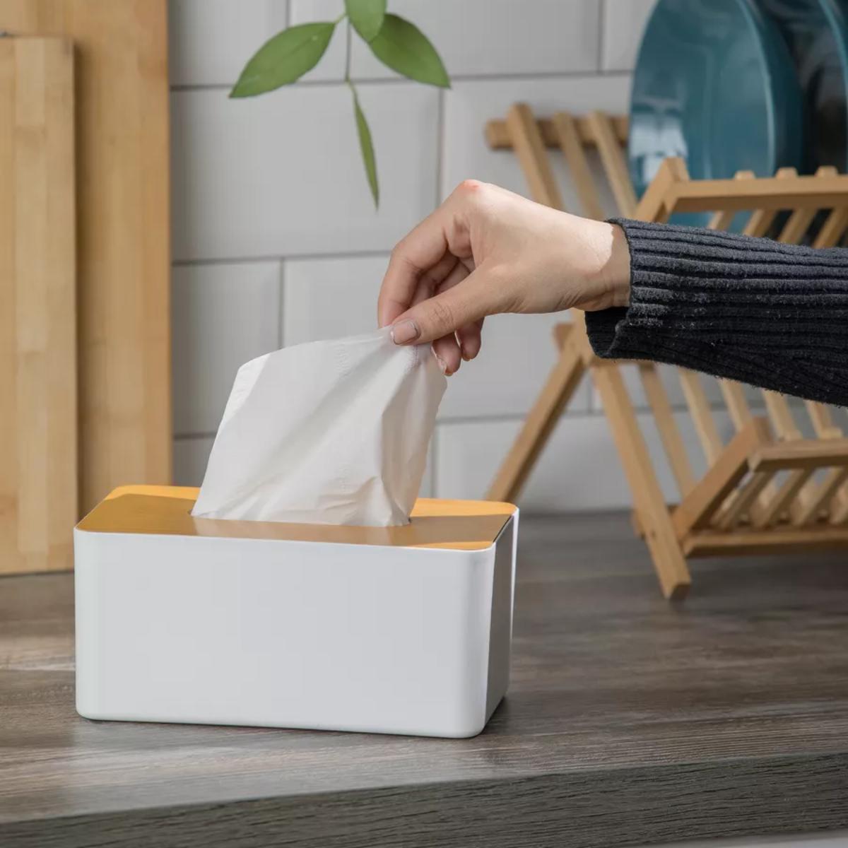 Органйзер для серветок Tissue Bamboo Grand 21х13,3х10 см (0484) - фото 2 Органйзер для серветок Tissue Bamboo Grand 21х13,3х10 см (0484) - фото 2