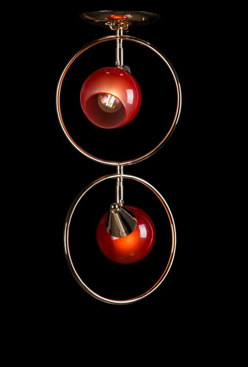 Люстра с плафонами Ray L5203/2 Красный (IR005489)