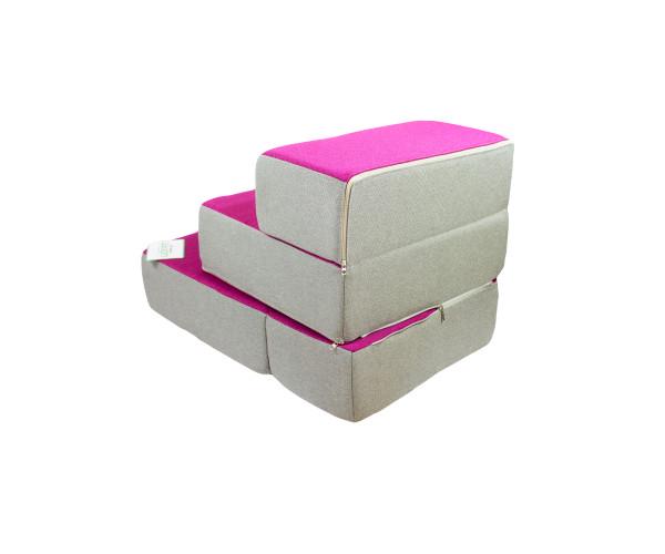 Ступени для собак Lucky Pet Эверест 36х40х60 см Фуксия (43825) - фото 4 Ступени для собак Lucky Pet Эверест 36х40х60 см Фуксия (43825) - фото 4