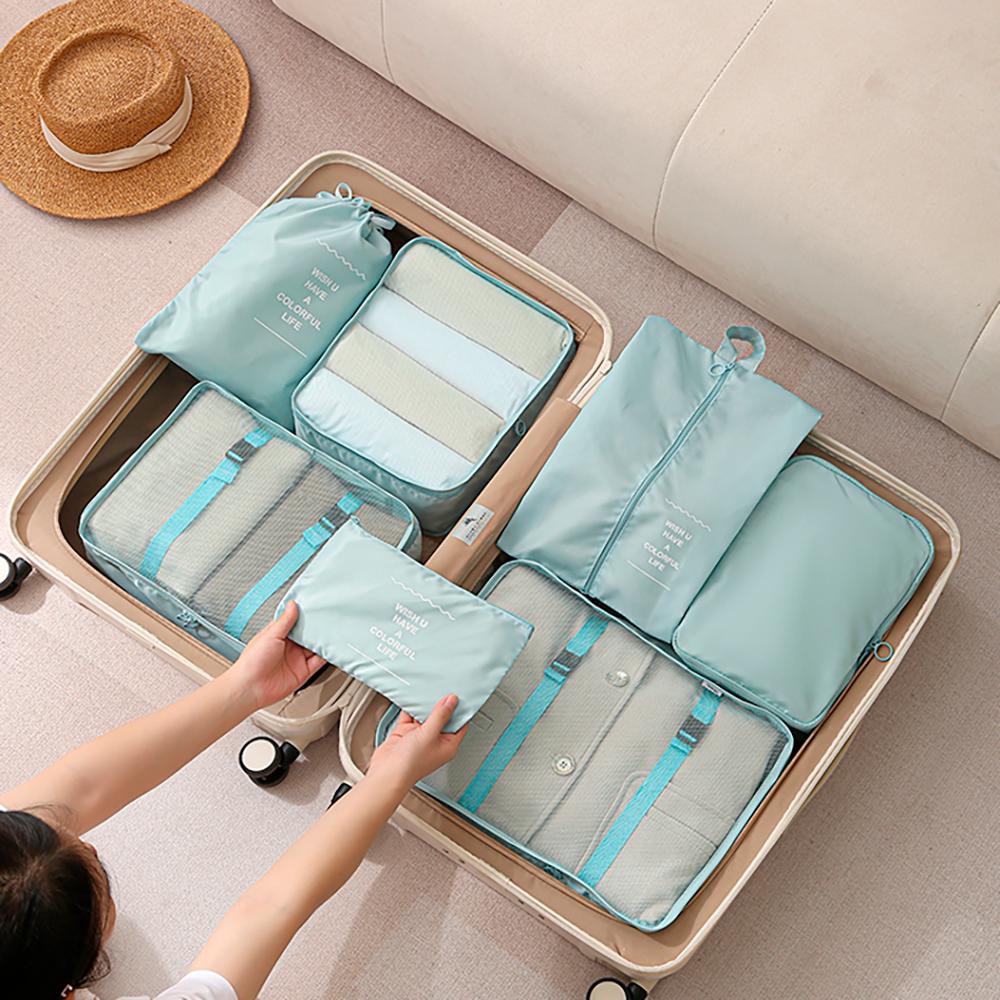 Набір органайзерів LoveYouHome для подорожей 7 розмірів Тіфані (59061) - фото 3 Набір органайзерів LoveYouHome для подорожей 7 розмірів Тіфані (59061) - фото 3