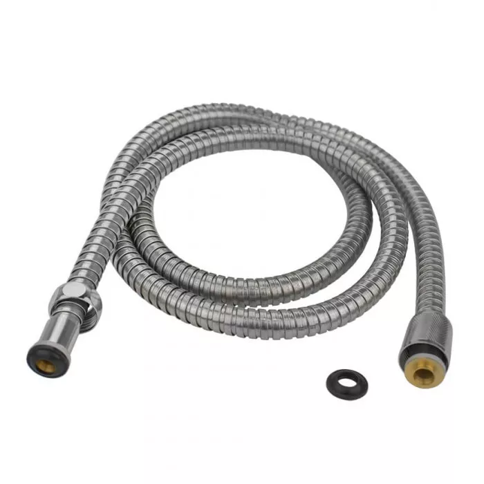 Душевой шланг Wezer WKR-003-150 нержавеющая сталь 1500 мм Хром