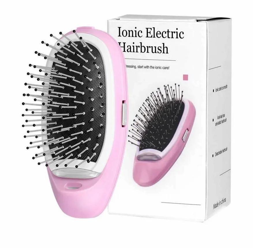 Расческа с функцией ионизации Ionic Electric Hairbrush - фото 1