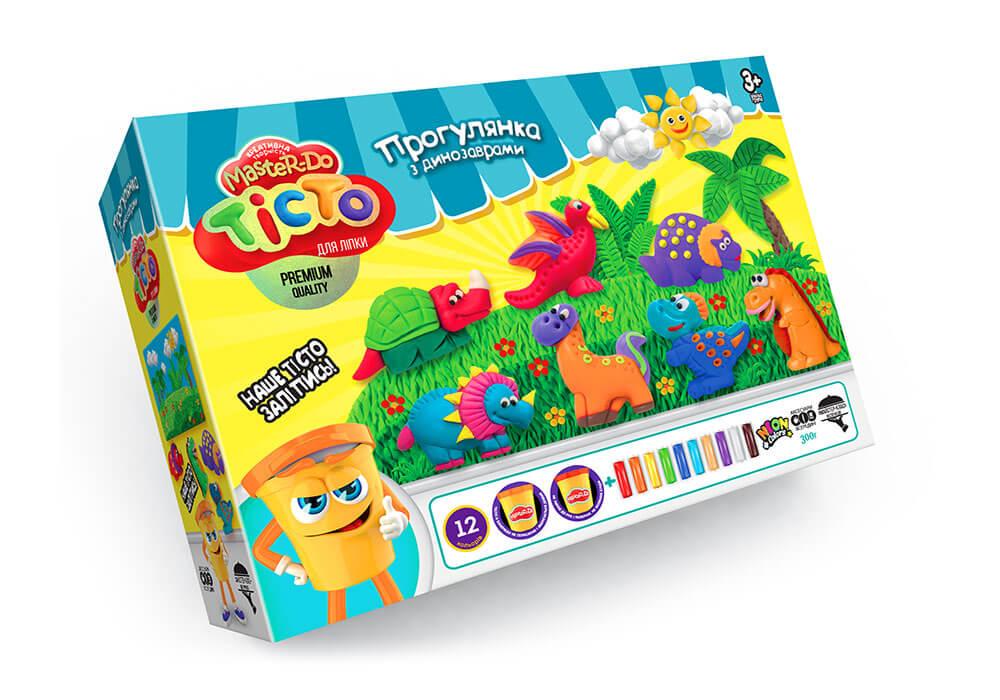 Тісто для ліплення Danko Toys MASTER DO Прогулянка з динозаврами (TDM-07-01U)