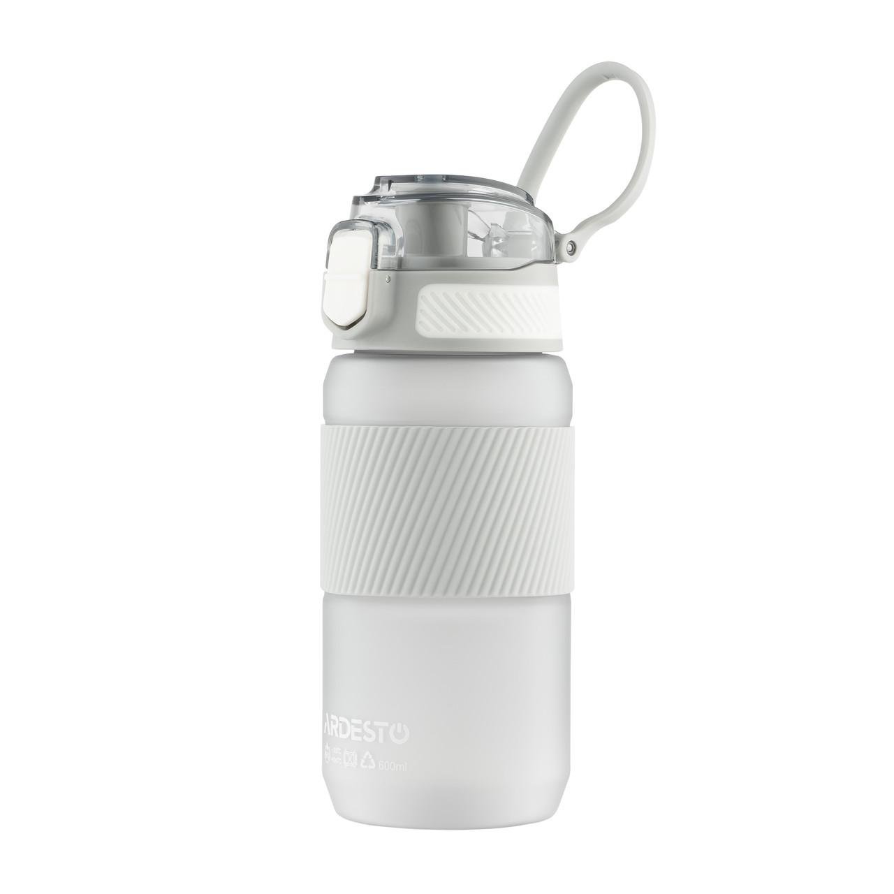 Бутылка для воды Ardesto Spring л пластиковая 600 м Серый (AR2260SG)