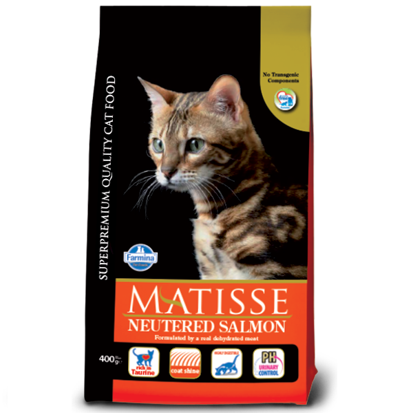 Корм сухой Farmina Matisse Neutered Salmon для стерилизованных кошек с лососем 400 г (2998382269)