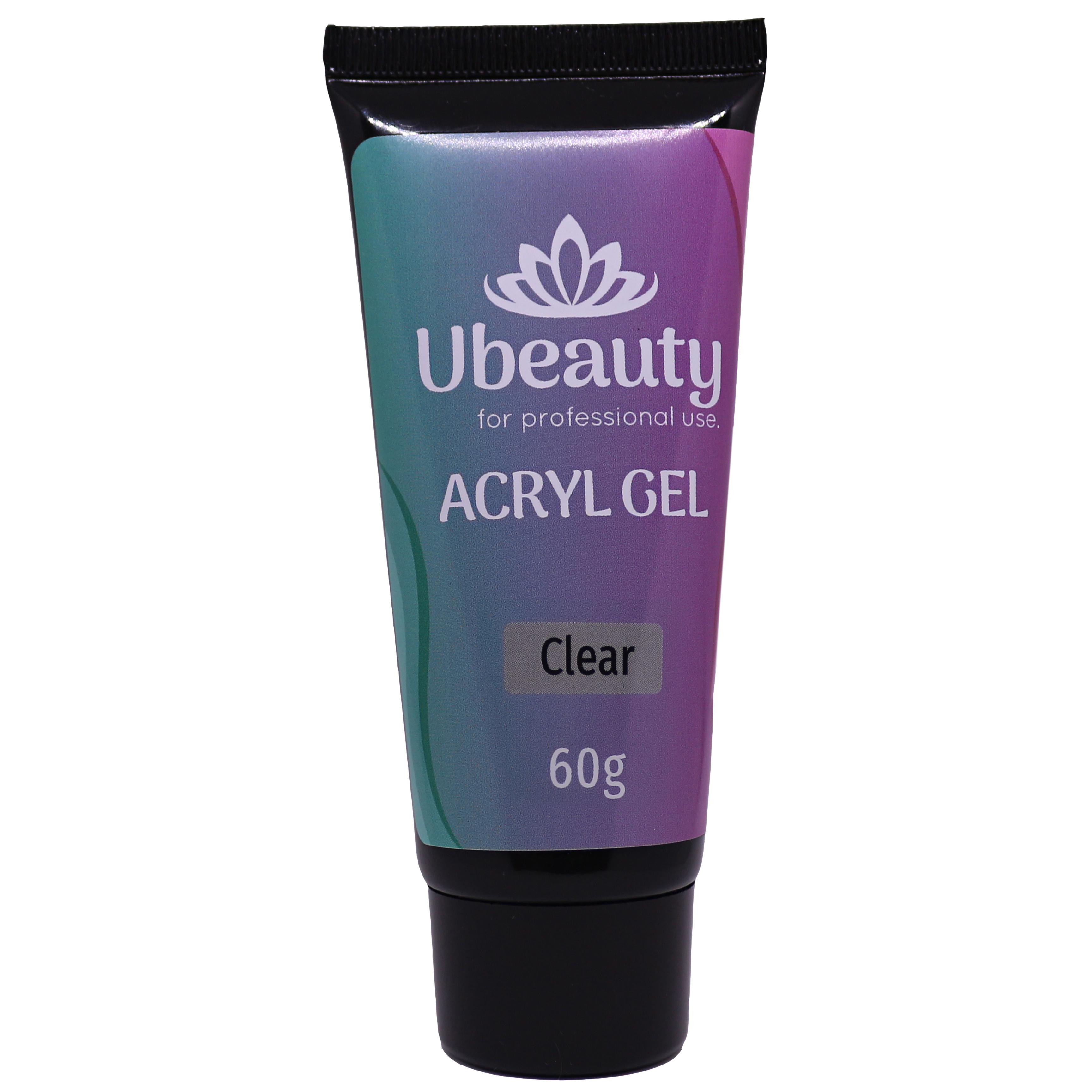 Акрилгель UBEAUTY Clear 60 мл Прозрачный Акрилгель UBEAUTY Clear 60 мл Прозрачный