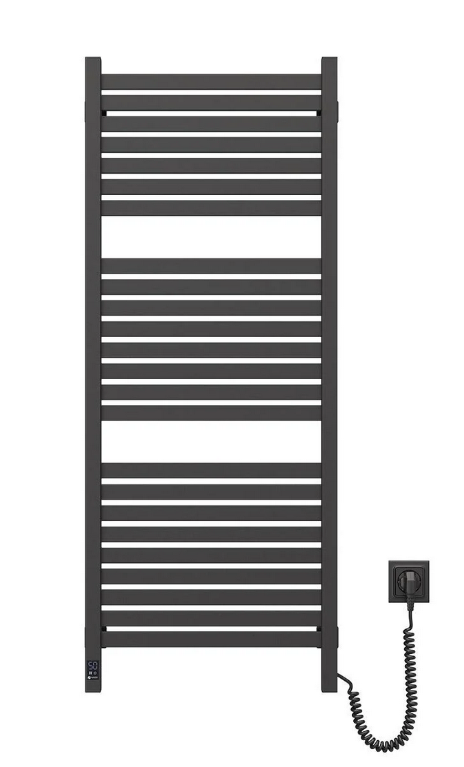 Электрический полотенцесушитель NAVIN Авангард X 480х1200 Sensor с WI-FI правосторонний Черный муар (H12-272055-4812)