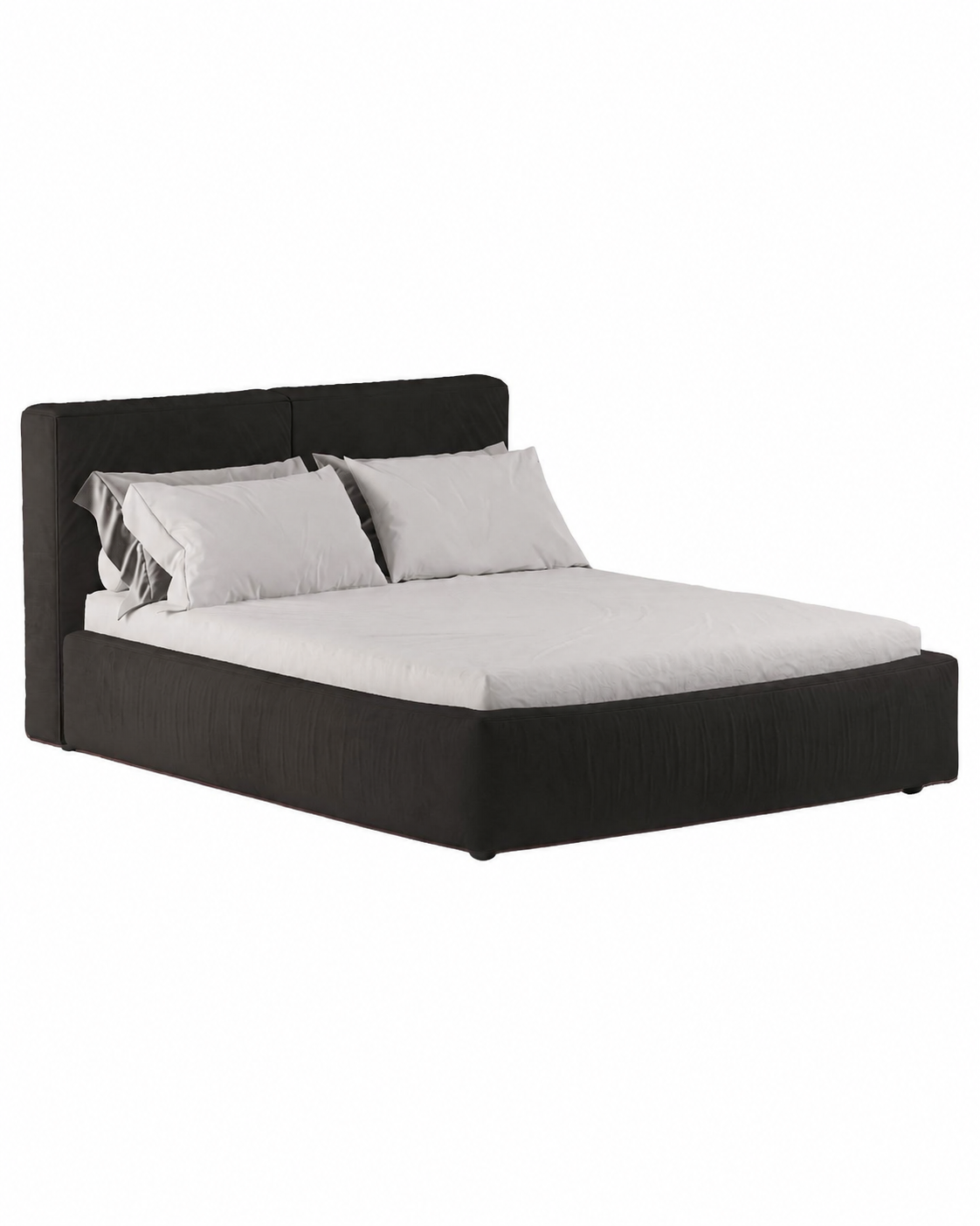 Ліжко двоспальне Lozovoy Design Lab City Garden 160х200 см Black (LDL_BCG_001)