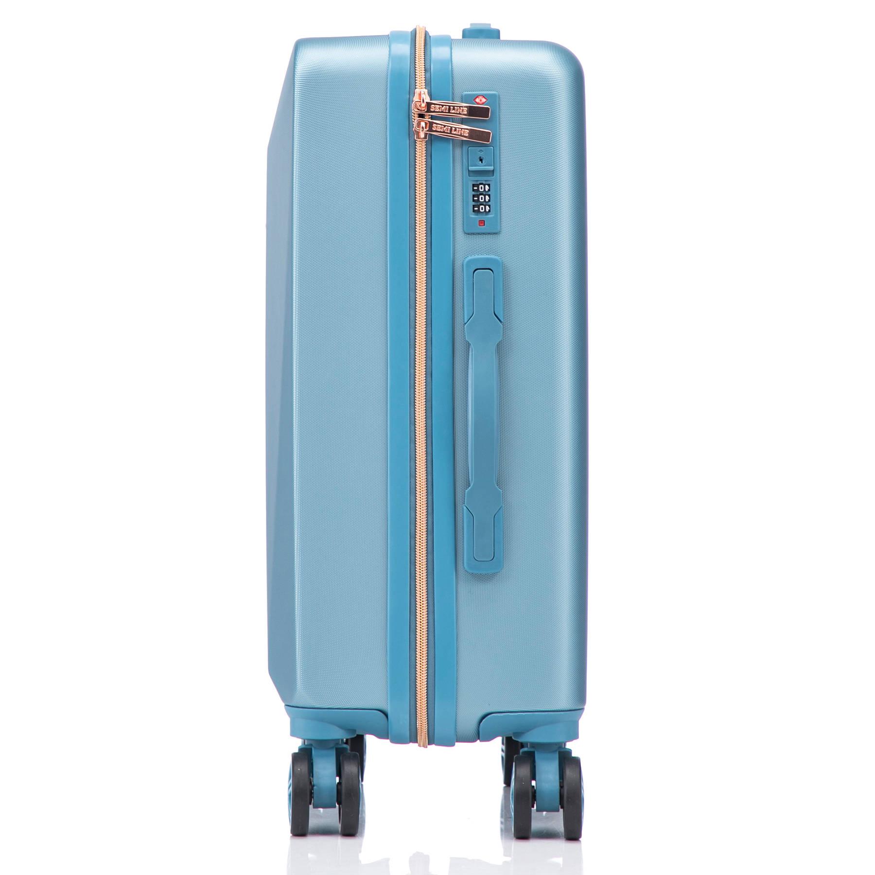 Чемодан SEMI LINE 20" Light Blue (T5913-1) - фото 5 Чемодан SEMI LINE 20" Light Blue (T5913-1) - фото 5